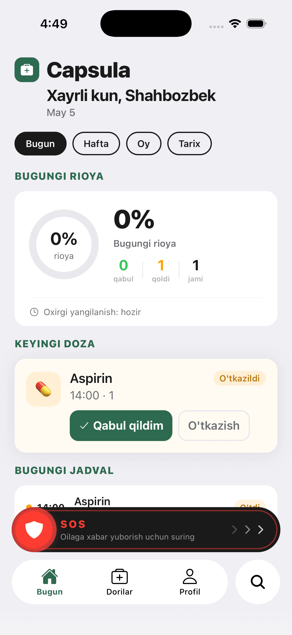 tablet.today - Smart Medication Reminder App