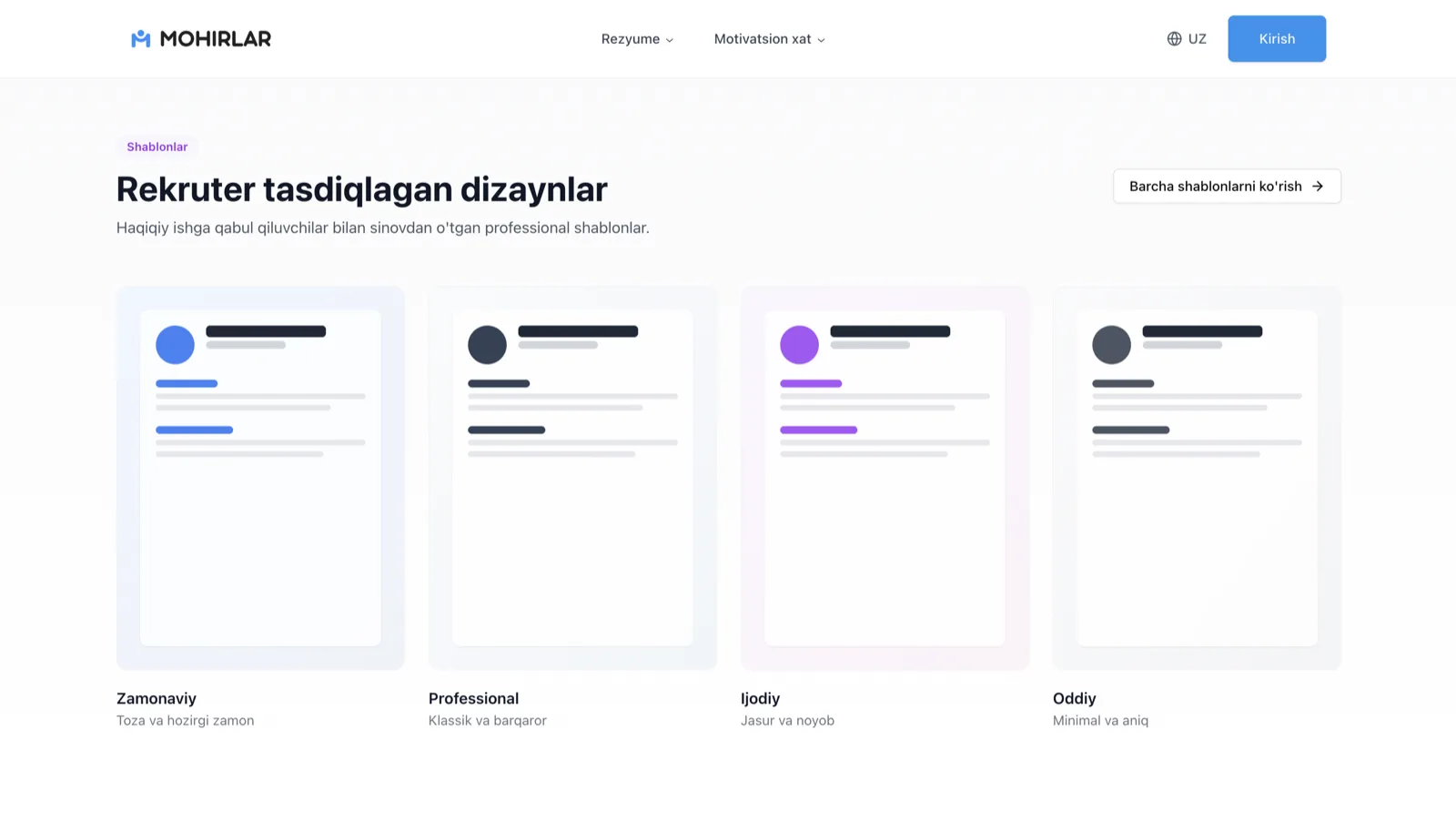 Mohirlar - Career & Resume Platform - Image 4